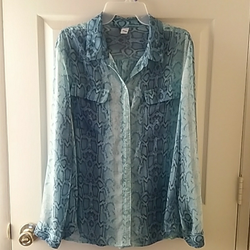 Blue Old Navy Blouse